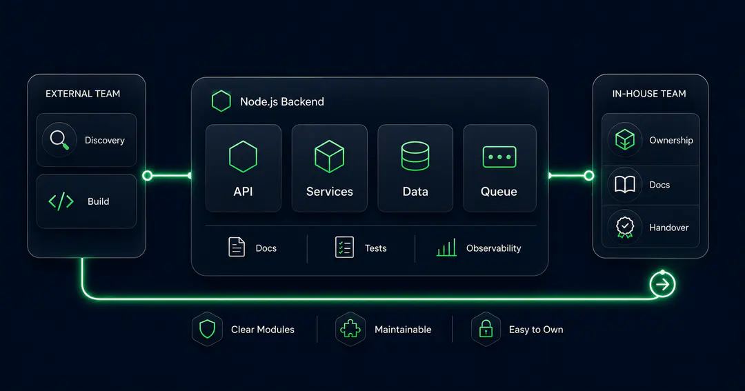 Building a Node.js Backend With an External Team: What Good Looks Like